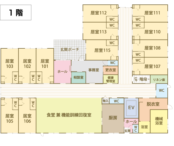 フロア案内・間取り1F